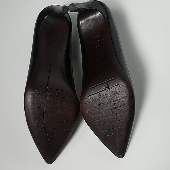 Cole Haan Grand.os Black Leather Eliza Pump 11 - Picture 5 of 8